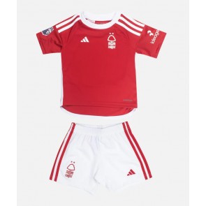 Nottingham Forest Hjemmebanesæt Børn 2023-24 Kort ærmer (+ korte bukser)